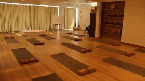 Yoga class at Pragalbha Yoga Studio